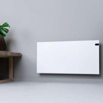 Radiador eléctrico de pared Adax Neo Basic 1400W con termostato electrónico programable - Blanco - 1042x370x90mm