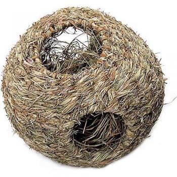 Nido de Hierba Natural Grande para Roedores 16cm