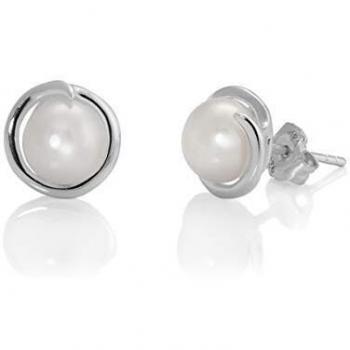 VIDAL & VIDAL Pendientes Plata 1ª Ley 925 Perla Cultivada