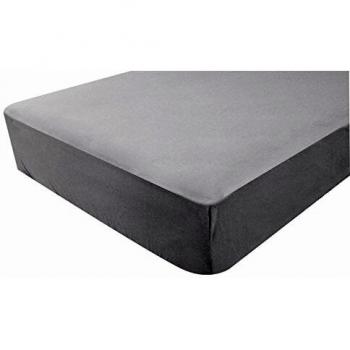 Sábana Bajera Ajustable Impermeable 60 x 120 cm Gris
