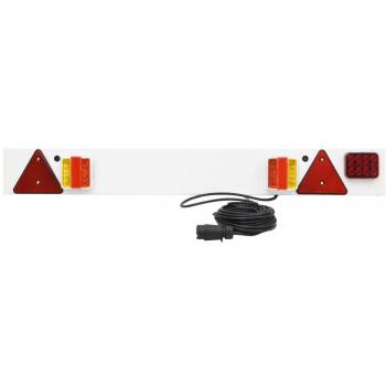 Luces de remolque bombilla LED rojo 12 V 115x6x14 cm