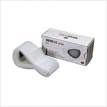 REVOLOOP 7334326 Camara Bicicleta Ultraligera, Adultos Unisex, Blanco, Mediano
