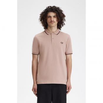 Polo Fred Perry de hombre con ribetes de dos franjas