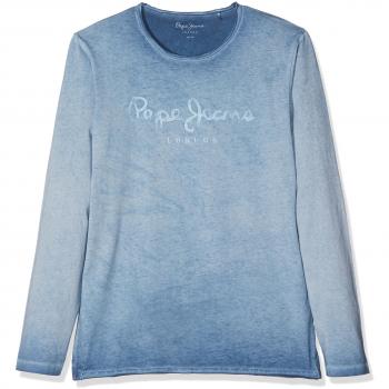 Pepe Jeans Jaden JR, Top de Manga Larga para Niños, Azul