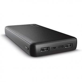 Trust Mobile Batería Externa 20000 mAh Primo Power Bank Cargador Portátil Móvil para Tablets, Smartphones, iPhone, iPad - Negro