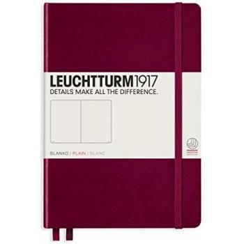 Cuaderno Leuchtturm1917 A5 Tapa Dura Liso Port Red