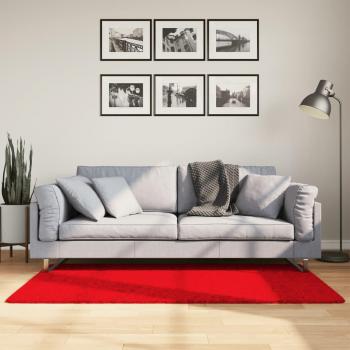 Alfombra corto de pelo OVIEDO roja 80x150 cm