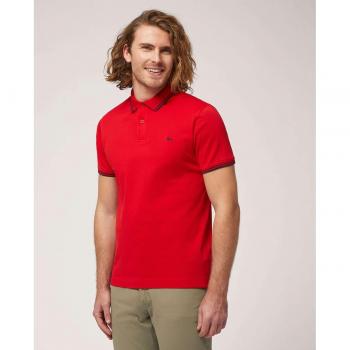 Harmont & Blaine Men's Pink Cotton Polo Shirt with Logo Embroidery - Size 3XL