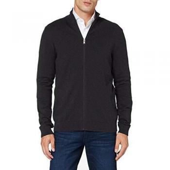 SELECTED HOMME Slhberg Noos-Cárdigan con Cremallera Completa Sudadera, Antracit/Detalle: Melange, L para Hombre