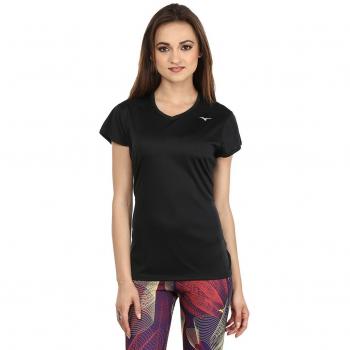 Mizuno Core Camiseta, Mujer, Negro, S