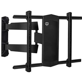 Soporte de pared ultra delgado B-Tech BT8226 para pantallas planas de hasta 65 con inclinación y giro (VESA 600 x 400) - Color negro
