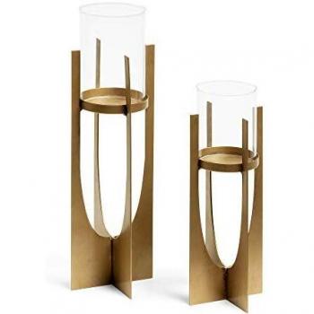 Kave Home - Set de 2 portavelas Anthea
