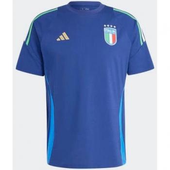 Italy Euro 2024 Adidas Training T-Shirt - Navy, Men's Medium