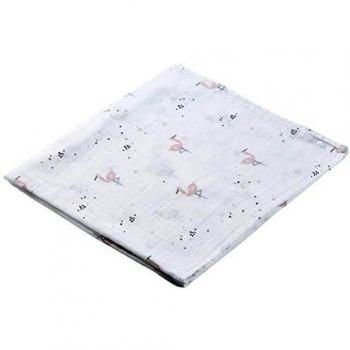 Bimbi Muselina Bambú 120X120 564 Flamingo 385 01 - Paños de muselina, unisex