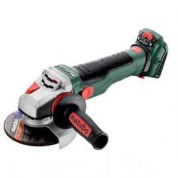 Amoladora Angular a Batería Metabo WVB 18 LTX BL 15-125 Quick con Freno, Regulación de Velocidad, Tuerca de Rápido Cambio y Pack de Batería Giratorio en MetaBOX