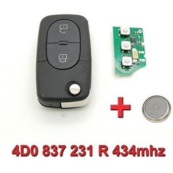 Memoria con electrónica virgen Audi A1, A3, A4, A5, A6, A8, Q7 4D0 TT 837 231 R 434mhz
