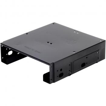 SilverStone SST-SDP10B - 5.25” a 1x 3.5 and 2x 2.5 HDD Bracket adaptador de montaje, soporte para disco duro
