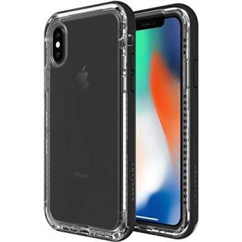 LifeProof NEXT - Funda resistente a suciedad y caídas para iPhone X/Xs Black Crystal