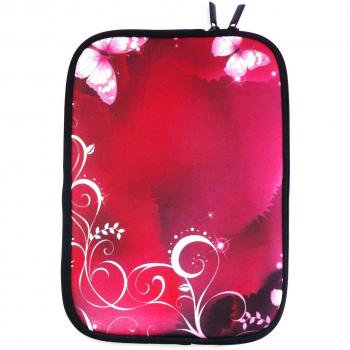 Emartbuy® Mariposas Rosa Water Resistant Neopreno Carcasa Zip Soft / Cubierta Adecuada Para Asus X502CA