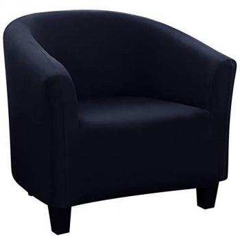 HIFUAR Funda de Sillón Chesterfield Elásticas Lavable Cubre Sofá de 1 Plaza Universal Antideslizantes Cubierta Protector de Muebles para Butaca,Sofá,Chester 1 Plaza,Color Azul