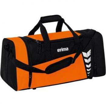 Erima Bolsa de Deporte Six Wings 76L, Naranja/Negro, tamaño L