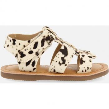 Sandalia de bebé niña estilo romanas con estampado animal