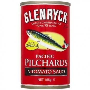 Glenryck Pacífico sardinas en salsa de tomates - 3 x 155g