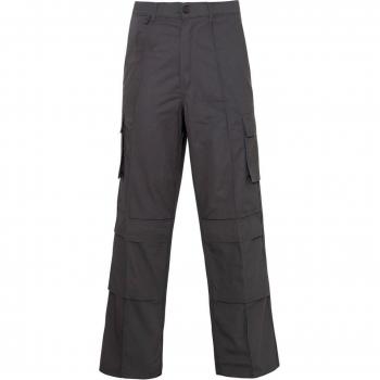 Pro Trabajo® 4 velcro y 2 rodilla bolsillo cargo Pantalones negro negro 44W x 32L