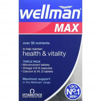 Vitabiotics Wellman Max - 84 Tablets/Capsules