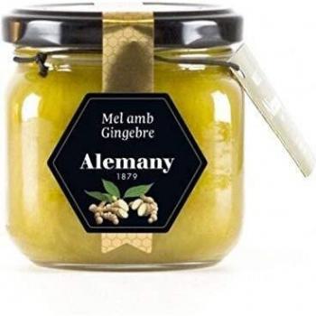 Alemany - Miel con Gengibre- Ideal para Endulzar y Aromatizar Infusiones - 150 Gramos