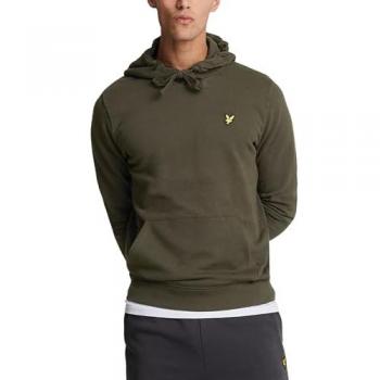 Lyle & Scott Essential Olive Green Pullover Hoodie - 2XL