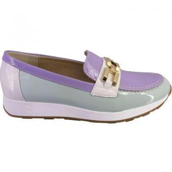 Mocasín de Mujer PITILLOS 5675 Combi Turquesa