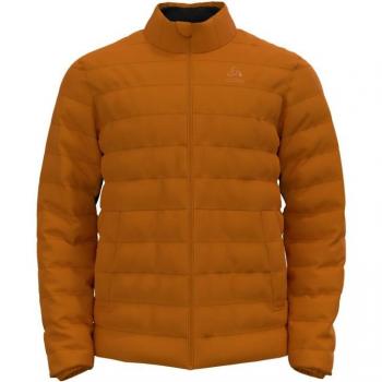 Odlo Chaqueta Ascent N-thermic Hybrid Naranja - Chaqueta de entrenamiento, tecnología N-thermic para aislamiento térmico, diseño híbrido que combina diferentes materiales, ligera y transpirable, ideal para actividades al aire libre en cl