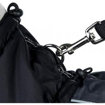 Trixie Prime Abrigo Gris, negro, 45 cm