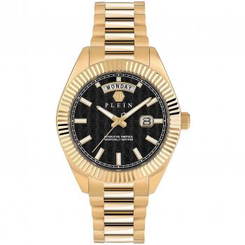 Philipp Plein Date Superlative Gent Watch, Yellow male, Size: ONE SIZE