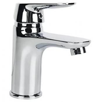 Grifo Monomando para Lavabo Rift 40mm de Latón Cromado con Ahorro de Agua