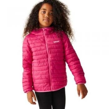 Regatta Kids Packable Water-Repellent Hooded Jacket Pink Size 15-16 Years