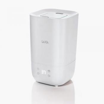 Humidificador Ultrasónico Difusor de Aromas Silencioso LED 3 Velocidades 3,3L 25W Blanco Laica HI3015W