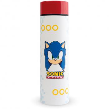Botella de agua acero inoxidable Sonic 420ml con aislamiento doble pared, termo para frío/calor, ideal para niños en colegio