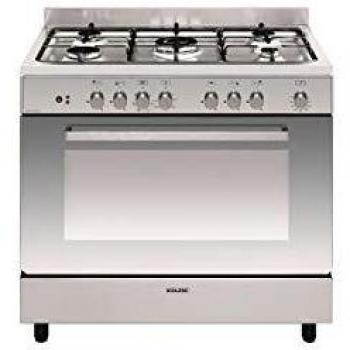 Glemgas Cocción Mixta Piano 104L 5 Fuegos Inox GE960CBIX2