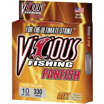 Vicious Pesca pyl10 330-Yard línea de pesca, 10-Pound, Amarillo