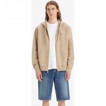 Sudadera Levi's 'Original' con capucha y cremallera en color beige topo