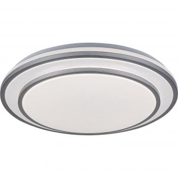 Plafón LED Minimalista 40W CCT Plata Rabalux Lupita IP20 3000-6500K