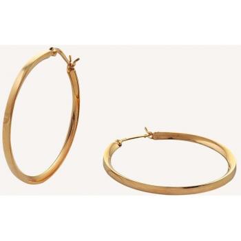 Pendientes de aro Vidal & Vidal Essentials acabados en oro 18 kt. (G1475A)