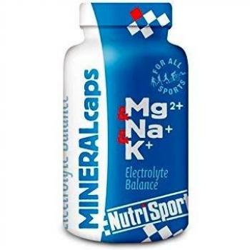 Nutrisport - MineralCaps, Cápsulas de Magnesio, Sodio y Potasio, Deporte, Calambres, 106 Cápsulas 1000 g