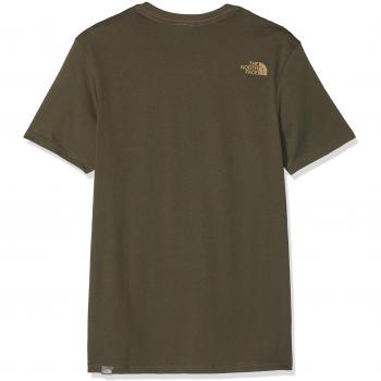 The North Face S/S Mount Line tee Camiseta, Hombre, New Taupe Green, XS