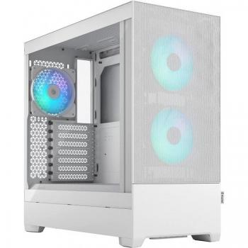 Fractal Design Pop Air RGB Clear Tempered Glass ATX Mid-Tower Case, White