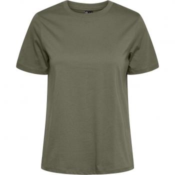 Camiseta de Manga Corta para Mujer Ria Sólida de Pieces