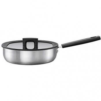 Fiskars Hard Face Sartén para saltear, 3.2 litros, Stainless Steel