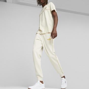 Pantalón de hombre Ess+ Minimal Gold Puma - Blanco (modelo 680306-87)